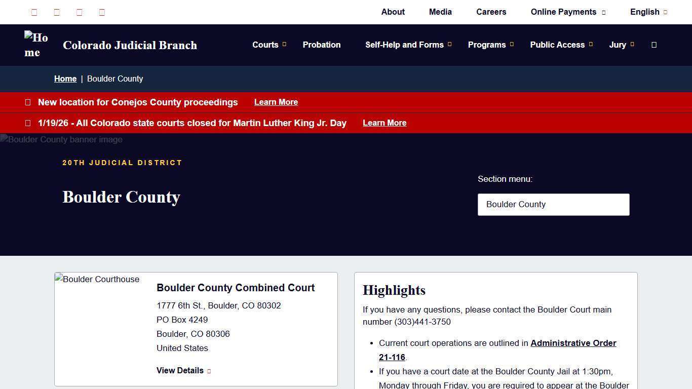 Boulder County | Colorado Judicial Branch